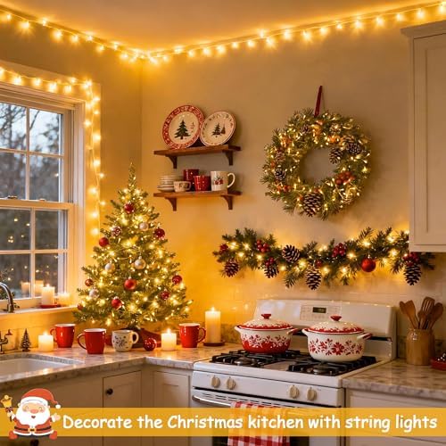 JMEXSUSS 500 LED Christmas Lights Outdoor, 8 Modes Christmas Tree Lights - Image 3