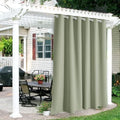 RYB HOME Outdoor Curtains for Patio Waterproof Privacy Thermal Insulated by RYBHOME