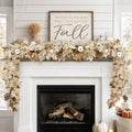 Fall Decorations for Home - 6Ft Autumn Maples Leaf Pumpkin Berry Garland by ORIENTALCHERRY