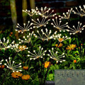 Kwaiffeo Solar Garden Lights Outdoor: Waterproof 2 Modes Twinkling Fireworks Light, Solar Lights for Outside Yard Pathway Garden Decor - Mothers Day Gardening Gifts for Women, Warm White -6Pack by Kwaiffeo