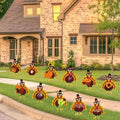 Fanboxk Thanksgiving Yard Decorations Outdoor,11Pcs Thanksgiving Turkey Yard Signs with Stakes,Harvest Porch Yard Sign Decorations for Autumn Farmhouse Patio Outdoor Decor. by Fanboxk
