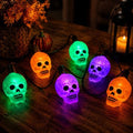 10.5FT Halloween Skull String Lights, 10 LED Multicolor Skeleton Plug in by Unknown