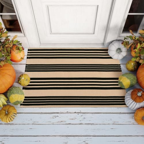 OJIA Front Door Mat 24"x35" Washable Fall Porch Rug Outdoor Doormat Decor by OJIA