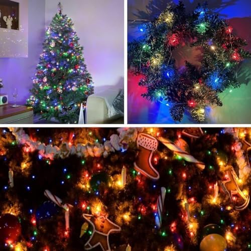 4 Pack Fairy Lights Battery Operated with Timer Christmas Lights Multicolor - Image 4
