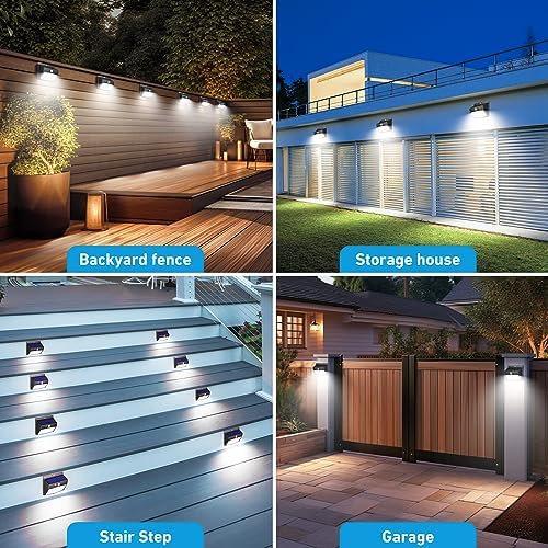 Peasur 16 Pack Solar Motion Sensor Lights Outdoor Waterproof with 3 Modes - Image 6