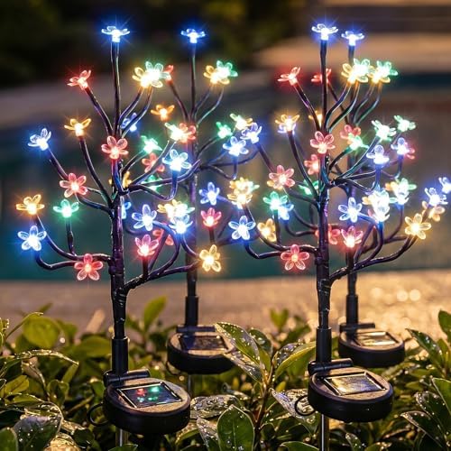 6 Pack Solar Garden Lights Outdoor, Solar Lights Outdoor Flowers by berngi