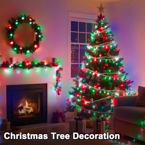 393 FT Christmas Light 1000 LED Xmas Lights Outdoor Christams String Lights Waterproof 8 Modes & Timer, Fairy Lights Plug in for Weeding, Patio, Party, Holiday,Christmas Decor - Image 7