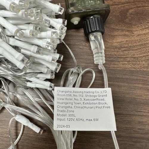 Christmas Icicle Lights (Warm White, 26 FT 320 LED) - Image 2
