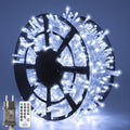 JMEXSUSS 168FT 600 LED White Christmas Lights Outdoor with Remote by JMEXSUSS