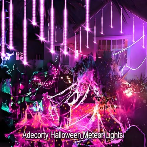 Adecorty Halloween Lights Outdoor, Purple Halloween Decorations, UL Plug - Image 6