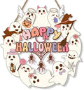 Britimes Halloween Pink Welcome Door Sign, Wooden, for Home Decor by Britimes