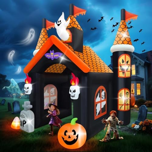 12FT Halloween Inflatable Archway, Kalolary Large Haunted House Inflatables by Kalolary