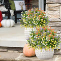 NETAP Outdoor Artificial Flowers UV Resistant, 20 Bundles Fake Realistic Floral Greenery Plants for Outside Porch, Window Boxes, Garden, Yard, Inside Home Table Decor, MixColorA by NETAP