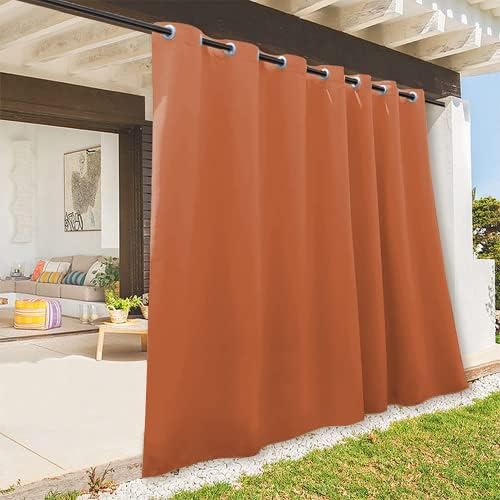 RYB HOME Extra Wide Outdoor Curtains for Patio Waterproof Privacy by RYBHOME