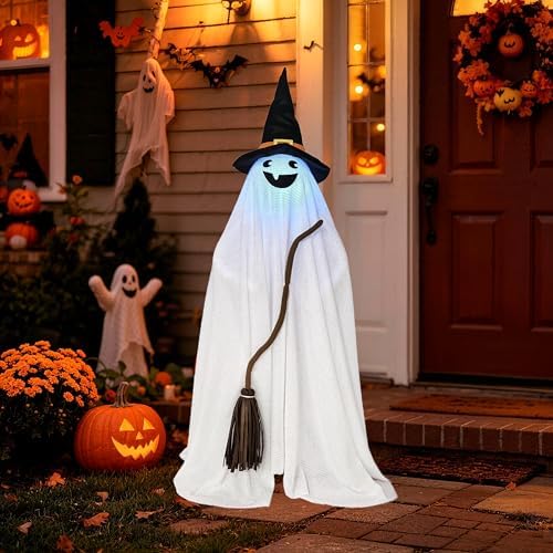 Halloween Decorations Outdoor Indoor, Color Changing Light Up Ghosts by Tozhoet