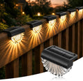 Solar Deck Lights Outdoor Waterproof, 6 Pack Fence Step Lights by Unknown