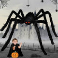 Halloween Decorations Giant Spider, 6.6 Ft Fake Halloween Decor Spiders Large, Furry Spiders for Outdoor Indoor Yard Home Costumes Party House Décor (1 Pack) by Unknown