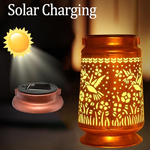 Solar Lanterns Outdoor Waterproof Gifts for Women Grandma Gifts - Image 2