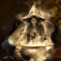 Treela Halloween Projector Light Outdoor Witches and Cauldron Decoration by Treela