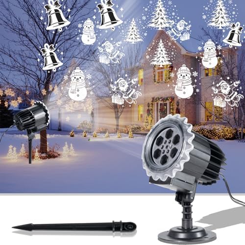 Outdoor Indoor Christmas Projector Lights - 3D Dynamic Waterproof Decorative Lighting, Ideal for Yard, Wall, Patio, Holiday Xmas New Year Wedding Party Landscape Decor by AGreetingALifetimeTreasure%E2%80%94PreserveEveryWarmMomentwithPremiumQuality