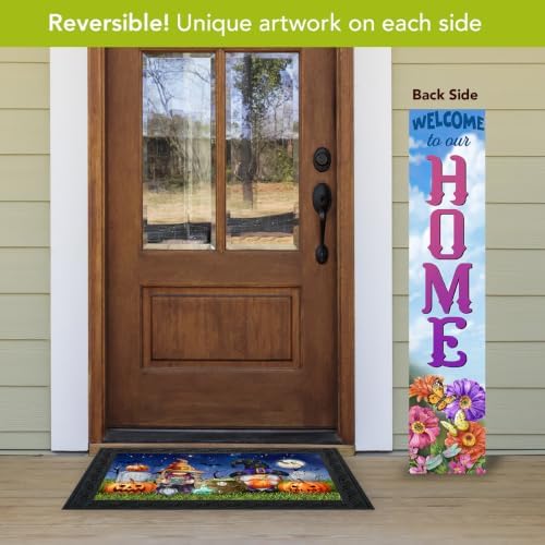 Briarwood Lane Spring Double Sided Reversible Pine Porch Leaner 47x9.5 Butterflies and Flowers For Spring Porch Leaner - Image 3