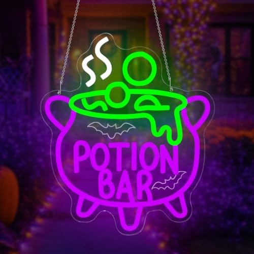 Potion Bar Halloween Neon Sign Witch neon LED sign for wall Decor Dimmable - Image 7