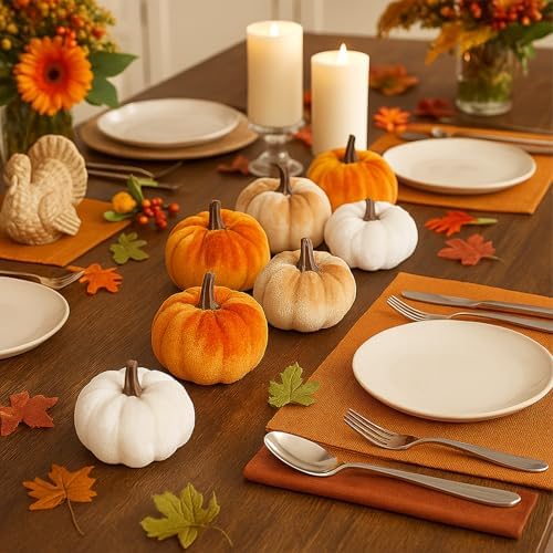 ShellKingdom Artificial Pumpkin for Halloween Thanksgiving Decoration - Image 2