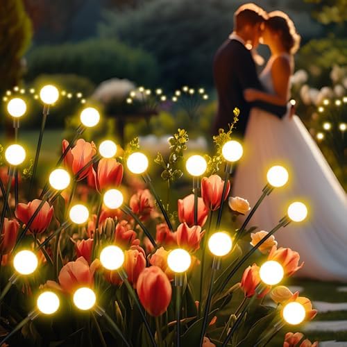 NBQQ Solar Garden Lights Outdoor, 2 Pack Swaying Light Waterproof - Image 2