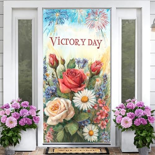 Patriotic Welcome Door Cover, 70.86" X 35.43" Door Banner - Image 2