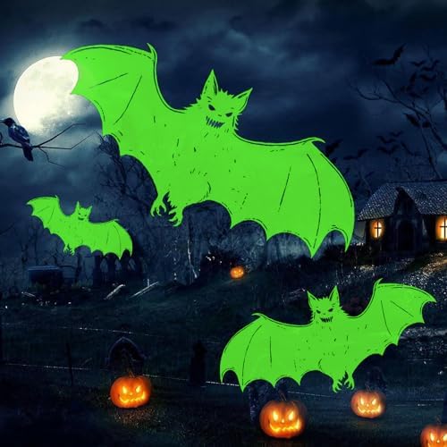 12 in 1 Halloween Projector Lights Outdoor, 3D Dynamic Ghost/Skeleton/Bat/Scarecrow/Pumpkin/Witch Cauldron HD Patterns Halloween Decor,Night Lights for Party Home Window Wall Holiday Decor - Image 6