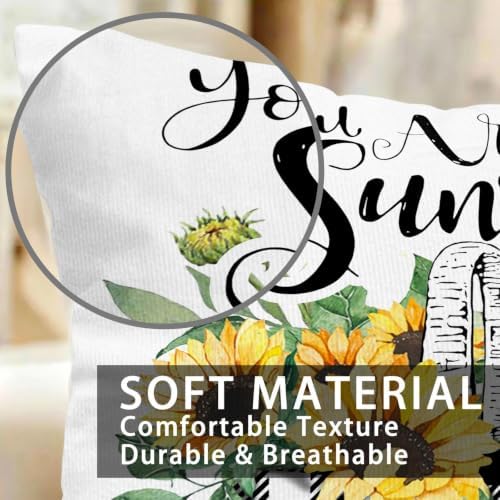 pinata Throw Pillow Covers 16x16, Sunflower Decor, Outdoor Pillow Covers - Image 5