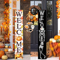 47" 2 in 1 Fall Welcome Porch Sign Halloween Wooden Decor by Memorywuu
