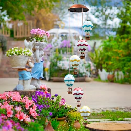 Solar Wind Chimes for Outside - Solar Lights Outdoor Decor Gifts for Women Mom Grandma Birthday Gifts - Image 6