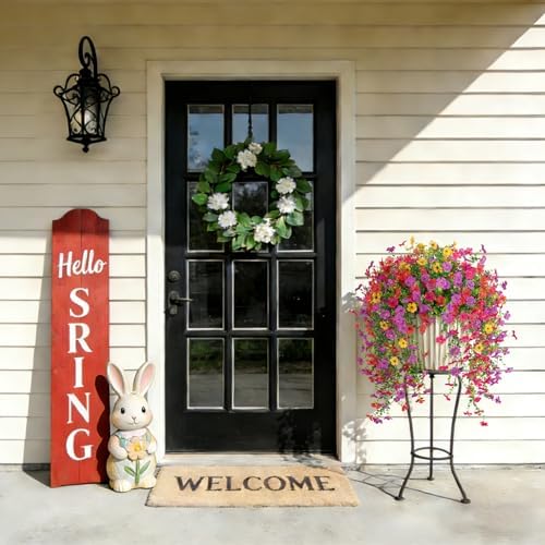 Hrobek Fake Artificial Hanging UV Resistant Flowers for Outdoors Decoration - Image 3