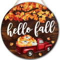 Fall Decorations Wooden Hanging Sign for Home, Fall Pumpkin Sign for Autumn by FDLLAUS