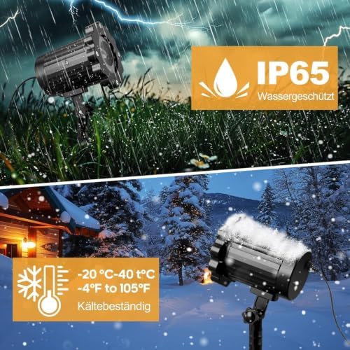 Halloween Projector Lights Outdoor, 3D Dynamic Halloween Projector for - Image 7