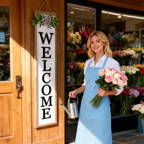 3D Outdoor Welcome Sign, 45"X9", Wood - Image 4