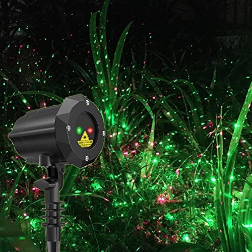 Poeland Garden Lights Moving Laser Christmas Lights Star Projector for Home and Garden - Image 2
