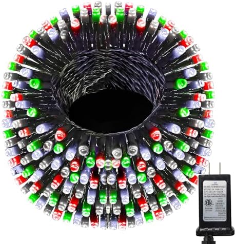 393 FT Christmas Light 1000 LED Xmas Lights Outdoor Christams String Lights Waterproof 8 Modes & Timer, Fairy Lights Plug in for Weeding, Patio, Party, Holiday,Christmas Decor by Unknown