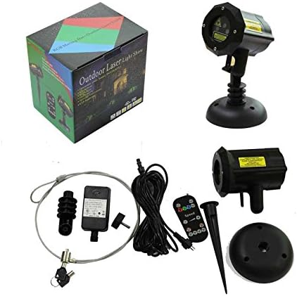 LEDMall Christmas Laser Projector Lights Outdoor, Motion Firefly Red, Green and Blue with Remote Control and Security Lock - Image 2