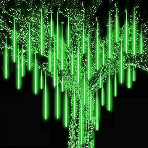 High Brightness 10 Tube 540 LED 20 Inch Meteor Shower Rain Lights Cascading Falling Rain Outdoor Lights for Christmas Roof Eaves Tree Decoration Icicle Raindrop(Can Connect 100 Sets) by Roytong