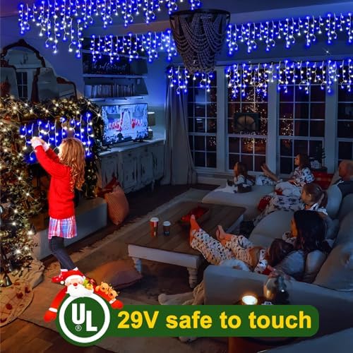KNONEW Christmas Lights Outdoor Decorations 33ft 400 LED Hanging Light - Image 6