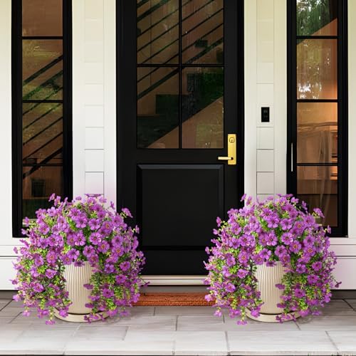 Artificial Fake Flowers Plants for Outdoor UV Resistant Summer Decoration - Image 6