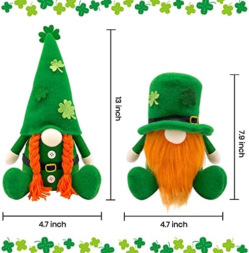 St Patricks Day Decorations - St Patricks Day Leprechaun Gnomes - Image 2