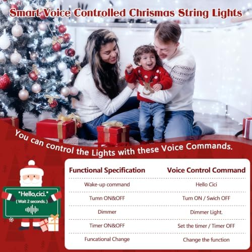 2026 New Voice Control Connectable 88FT 240LED String Lights Indoor Outdoor Clear Wire Twinkle Fairy Light Plug in with Timer for Bedroom Classroom Wedding Tree Patio Decor - Image 3