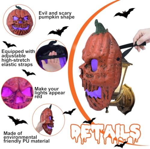 2Pcs Halloween Pumpkin Porch Light Covers, Pumpkin Light Covers Halloween Decorations Outdoor Garage Lights Fixtures Cover Fall Porch Decor for Porch, Front Door, Wall Lamp (Purple) - Image 3