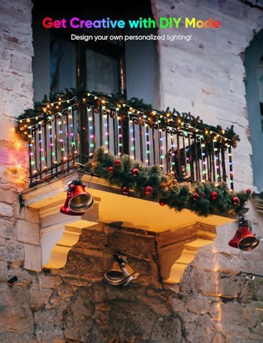 APPECK Outdoor String Lights 76FT with 200 LEDs, RGB Outdoor Patio Lights - Image 3