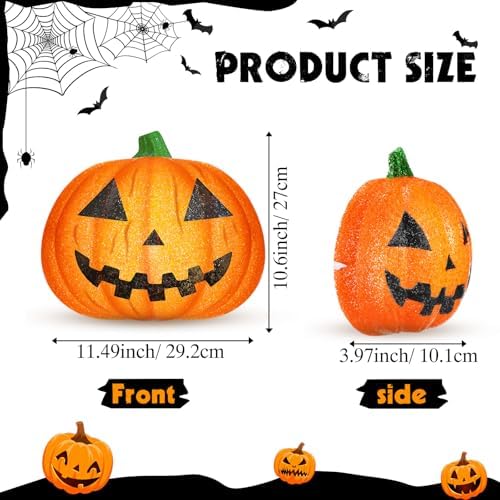 Aurelema 1 Pcs Halloween Porch Light Cover, Pumpkin - Image 2