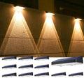 Solar Fence Lights Outdoor 12 Pack for Wall, Step, Porch, Deck, Railing by XmnSoly