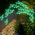 Solar Garden Lights 2 Pack Waterproof Solar Swaying Starburst Light Outdoor Lights for Yard Patio Walkway Pathway Party Wedding Christmas Decoration, Green by Yaafen